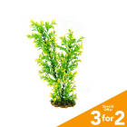 Classic Plastic Aquarium Plant (X-Large) - Green & Yellow Leaf