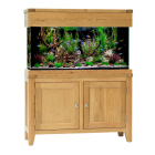 Aqua Oak 100cm Slim Aquarium & Cabinet