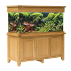 Aqua Oak 150cm Doors Aquarium & Cabinet