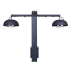 tmc double reef photon light 8w for marine aquarium with black bracket