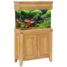 Aqua Oak 76cm Doors Aquarium & Cabinet