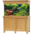Aqua Oak 120cm Doors Aquarium & Cabinet