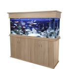 SeaBray Elite 60" x 18" x 24” Aquarium & Cabinet - Vintage Oak