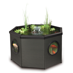 Octagon garden pond, by Blagden. 