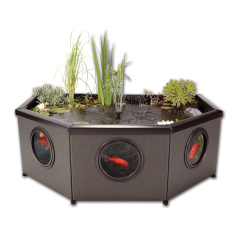 Garden pond, by Blagdon. 