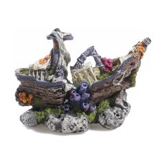 Medium Galleon, aquarium ornament.