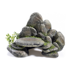 Rocky Edge, aquarium ornament.