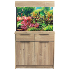 Aqua One OakStyle 145 Aquarium & Cabinet - Nash Oak