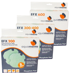 AquaManta EFX Standard External Filter Phosphate Pad 2 Pack