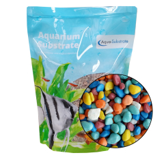 Aqua Range 'Aqua-Substrate' Gravel - Rainbow Pebbles 2kg