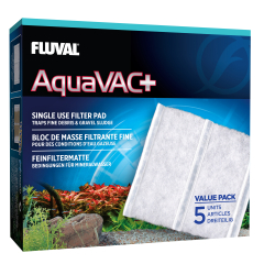aquavac plus single use filter pack packaging