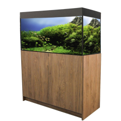 Aqua Marin Fresh 1200 Freshwater Aquarium & Cabinet - Hickory