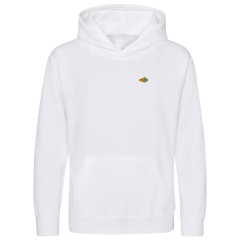 Clownfish Clothing Kids Hooded Sweatshirt - Pearl White
