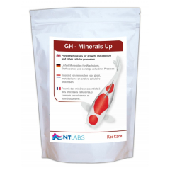 A sachet of Koi Care mineral up.