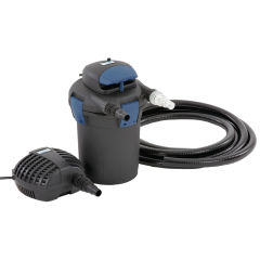 biopress pressure filter with hose and a pump