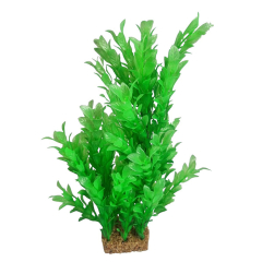 AquaManta Gravel Base Artificial Plant - Green Fern (30cm)