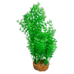 AquaManta Gravel Base Artificial Plant - Green Ambulia