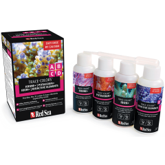 Red Sea Trace Colors ABCD Complete Supplement Starter Pack