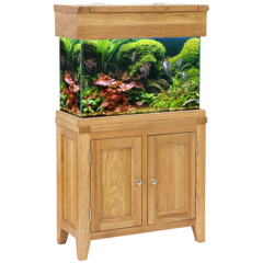 Aqua Oak 76cm Doors Aquarium & Cabinet