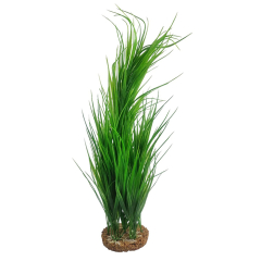 AquaManta Gravel Base Artificial Plant - Green Grass (50cm)